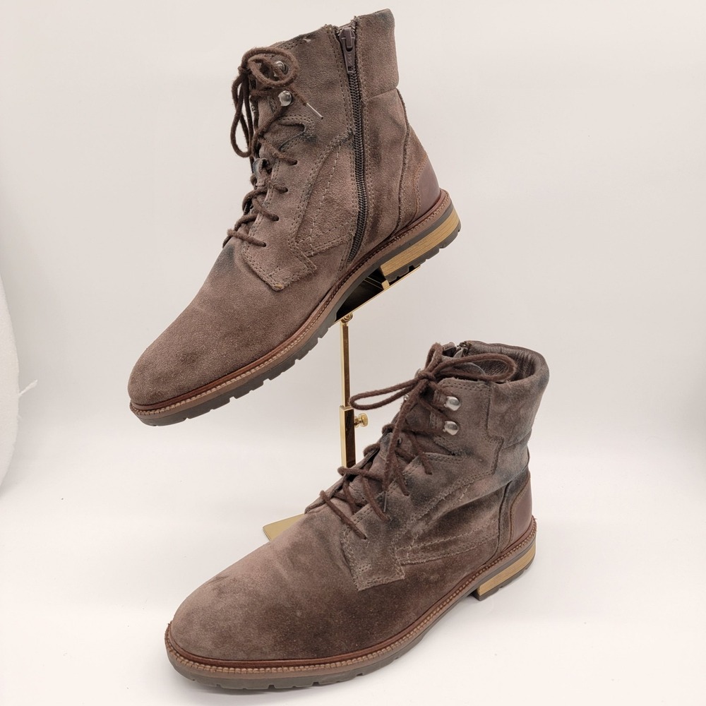 Bar III Whitaker Mens Suede Brown Leather Ankle Boots Size 10M WPL8046